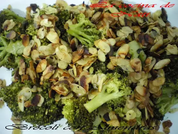 Receta Bócoli con almendras