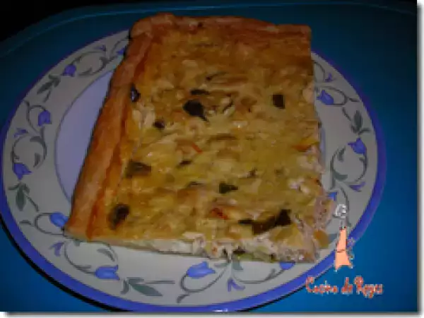Receta Quiche rectangular