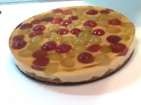 Receta Tarta de uvas con queso