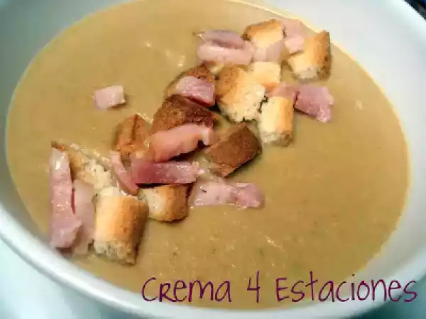 Receta Crema 4 estaciones