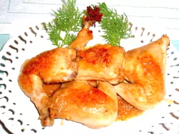 Receta Pollo asado en cazuela