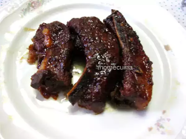Receta Costelles de porc estil xinés-costillas de cerdo estilo chino