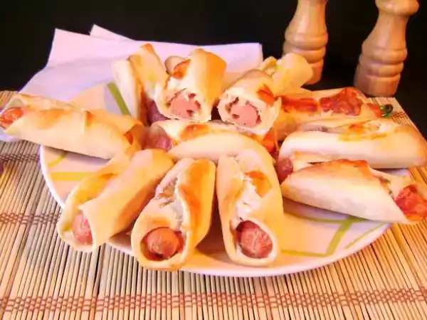 Receta Salchichas envueltas