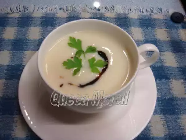 Receta Crema de coliflor.