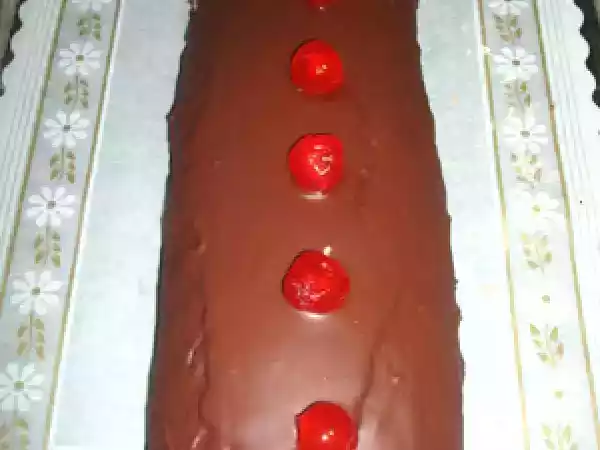 Receta Brazo de gitano de nata y chocolate