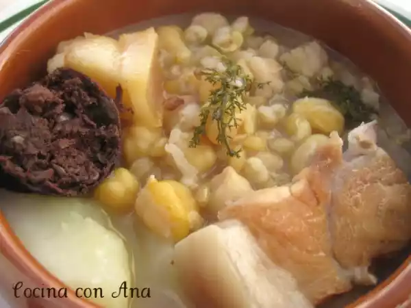 Receta Potaje de trigo de almeria