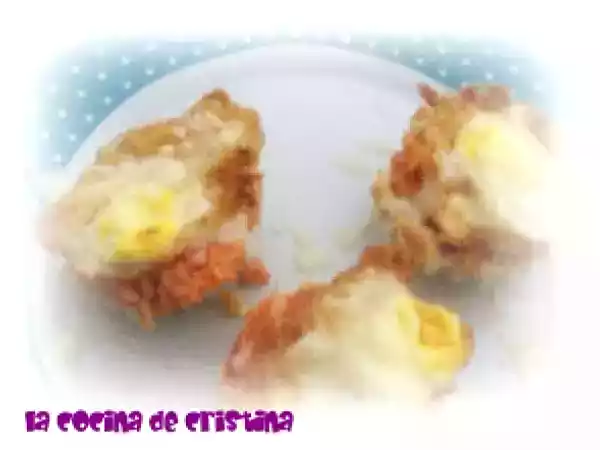 Receta Tartaletas de arroz y huevo de codorniz