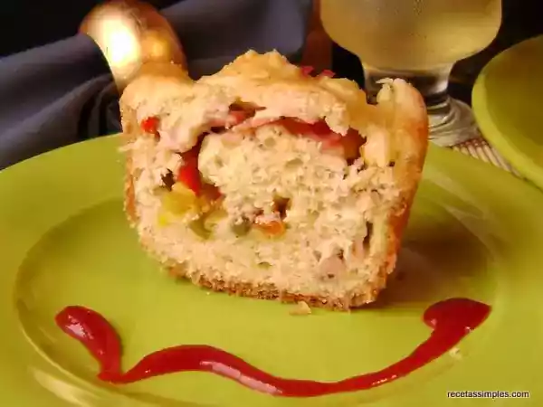 Receta Rosca rellena de verduras