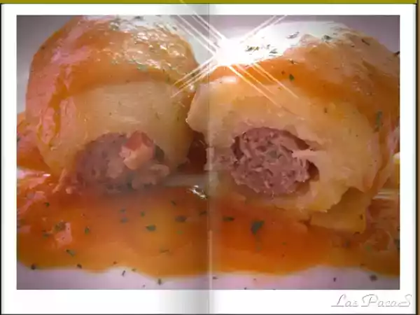 Receta Patatas rellenas en fussioncook