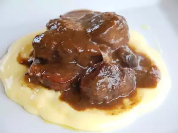 Receta Ossobuco estofado con polenta