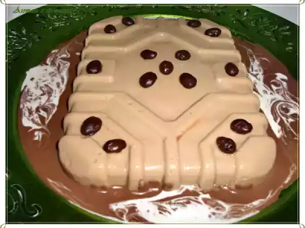 Receta Panna cotta de café con salsa de chocolate