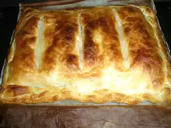 Receta Hojaldre de espinacas, salmón y queso de cabra