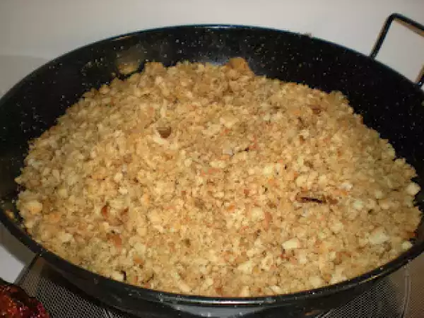 Receta Migas manchegas (la mancha, ciudad real)