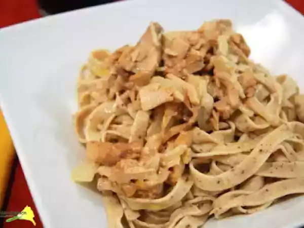 Receta Pasta fresca casera: tagliatelle de rebozuelos