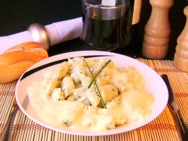 Receta Ñoquis con hierbas