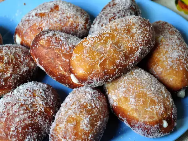 Receta Xuxos o brevas de crema