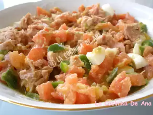 Receta Pipirrana de jaén