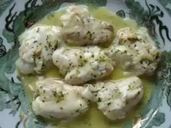 Receta Cocochas de bacalao