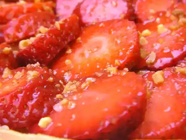 Receta Tarta de fresas con crema pastelera