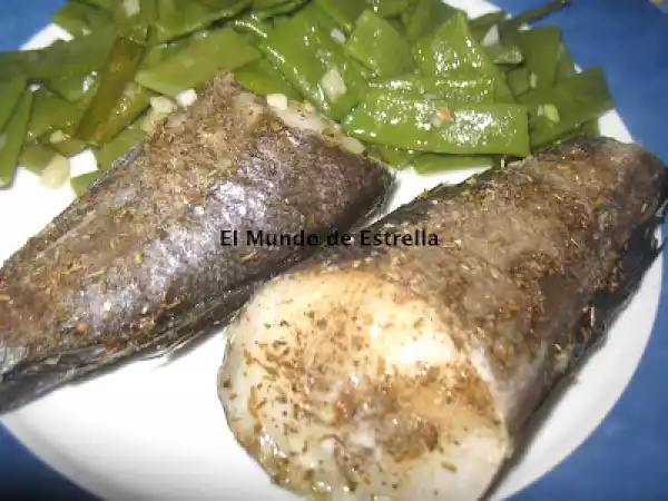 Receta Colas de merluza con especias ariosto