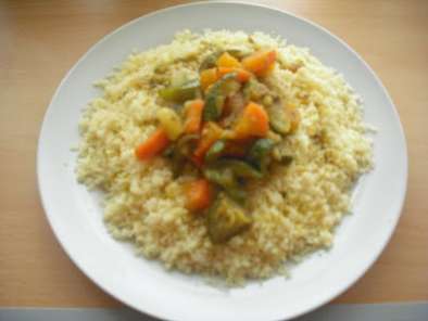 Receta Cous-cous con verduras al curry