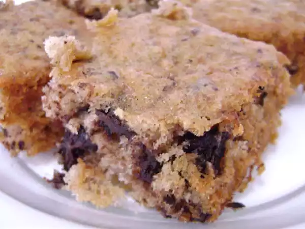 Receta Pastel de platano, canela y pepitas de chocolate