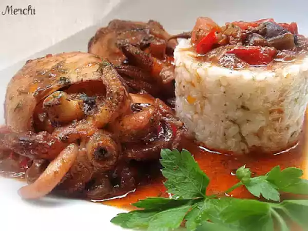 Receta Chocos en salsa