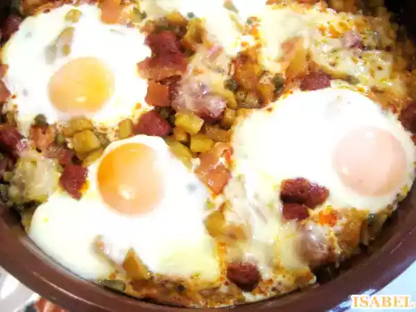 Receta Huevos en cazuela (microondas)