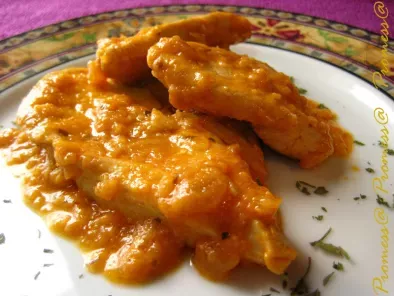 Receta Pechugas de pollo en salsa cremosa (marsupilami)