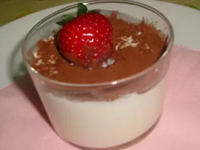 Receta Crema de chocolate blanco y coco