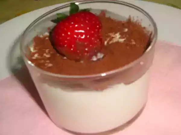 Receta Crema de chocolate blanco y coco
