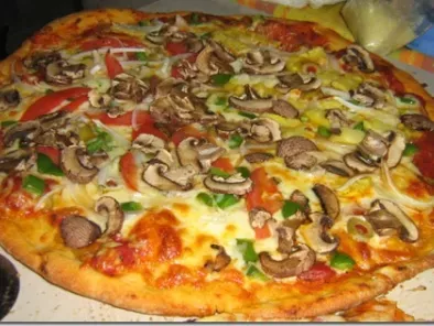 Receta Receta de pizza super superema y pizza de mariscos