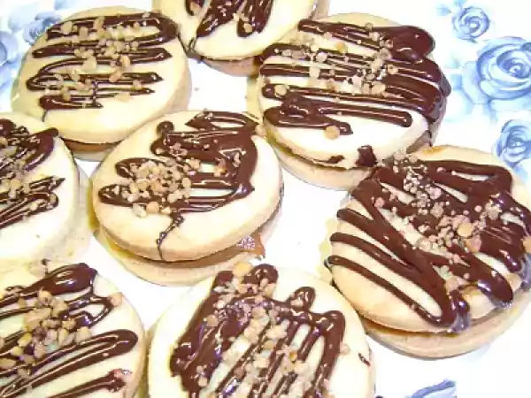Receta Alfajores sablé con dulce de leche