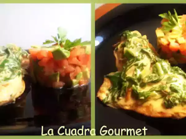 Receta Supremas de pollo a la florentina