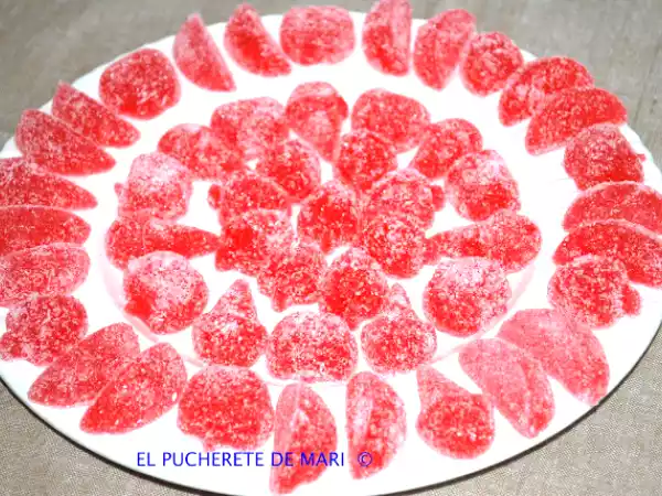 Receta Gominolas de fresa