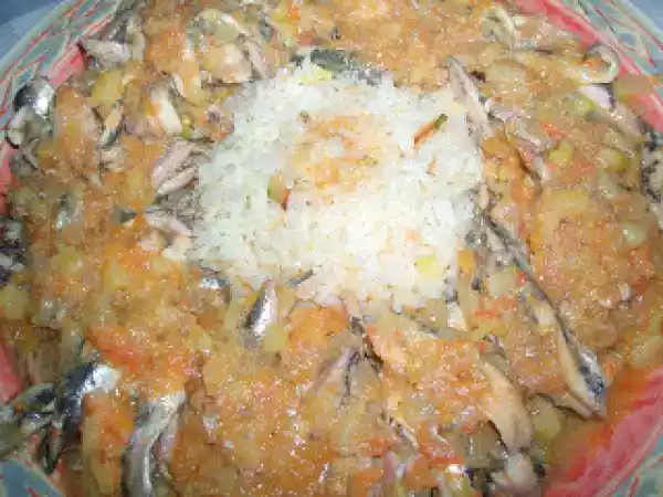 Receta Boquerones guisados