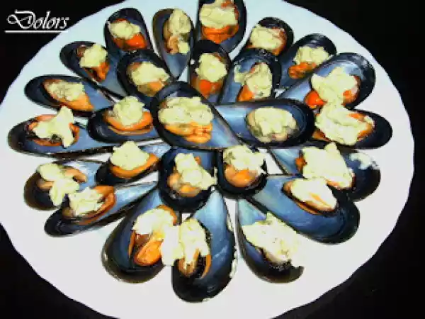 Receta Mejillones con mayonesa