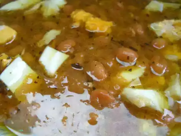 Receta Alubias en salsa verde