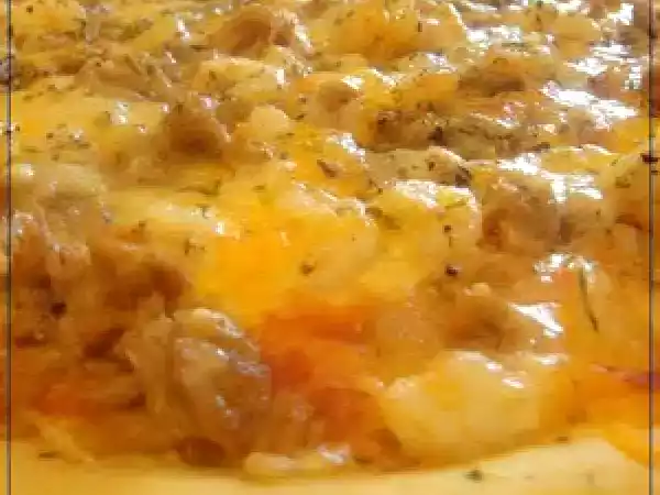 Receta Pizza de atún y gambas