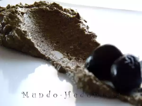 Receta Tapenade, paté de aceitunas negras