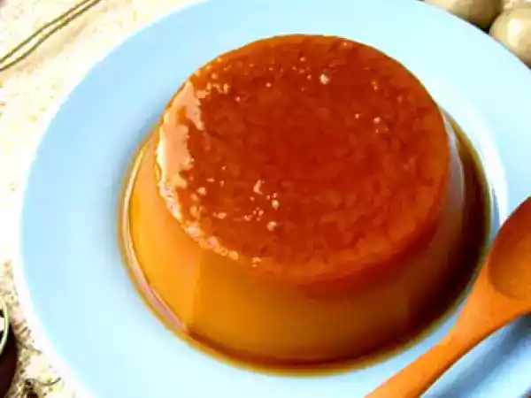 Receta Flan de calabaza con leche vegetal