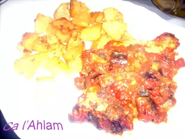 Receta Pollo en sanfaina
