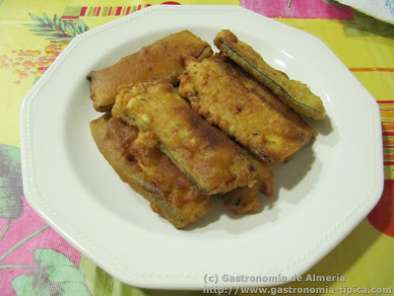 Receta Receta de verduras: calabacines de almería rebozados