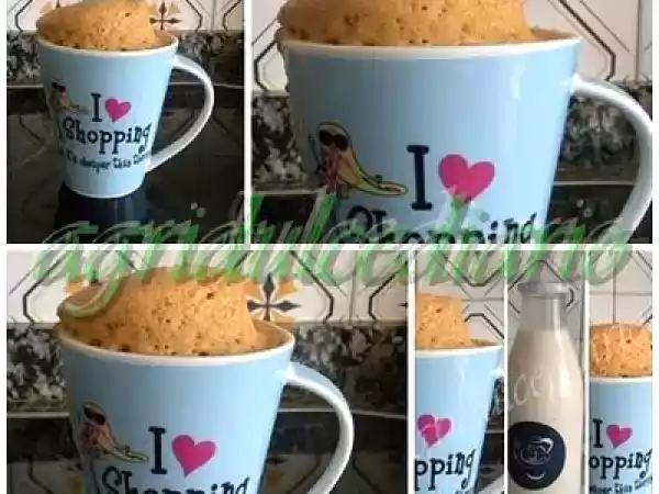 Receta Bizcocho a la taza