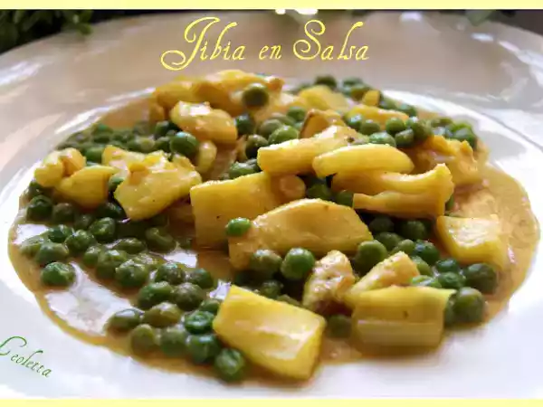 Receta Jibia en salsa