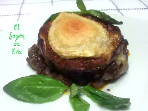 Receta Montaditos de berenjenas y morcilla