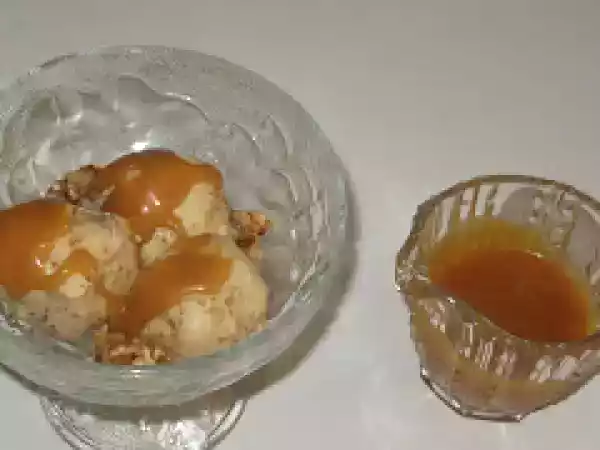 Receta Biscuit de higos con toffee y nueces