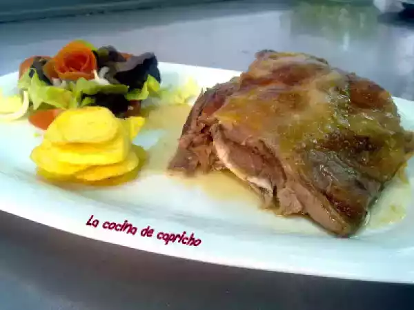 Receta Lechazo asado castellano