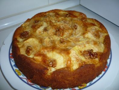 Receta Bizco - tarta de manzana
