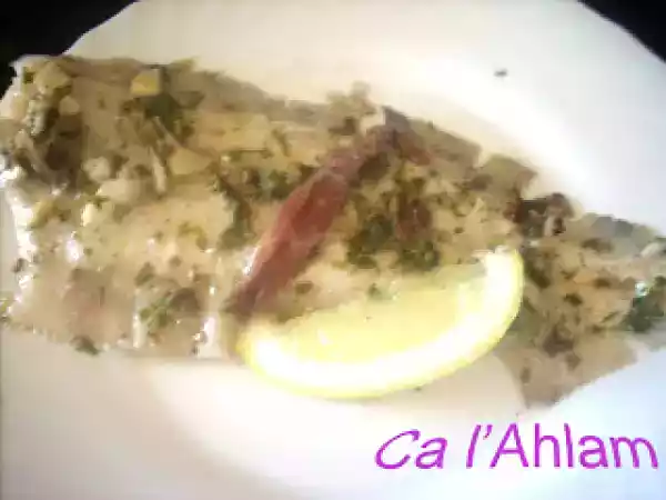 Receta Pescado con salsa verde (receta italiana)